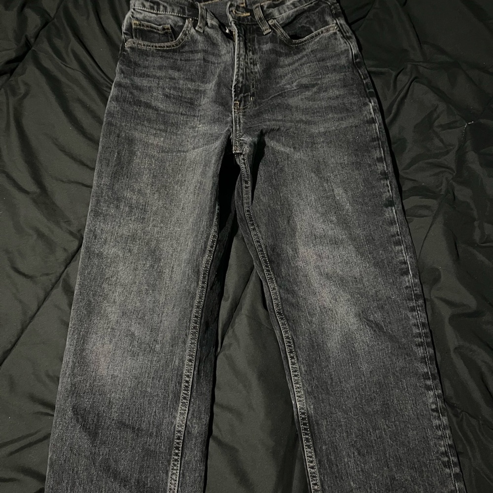woman’s black mom Denim Jeans